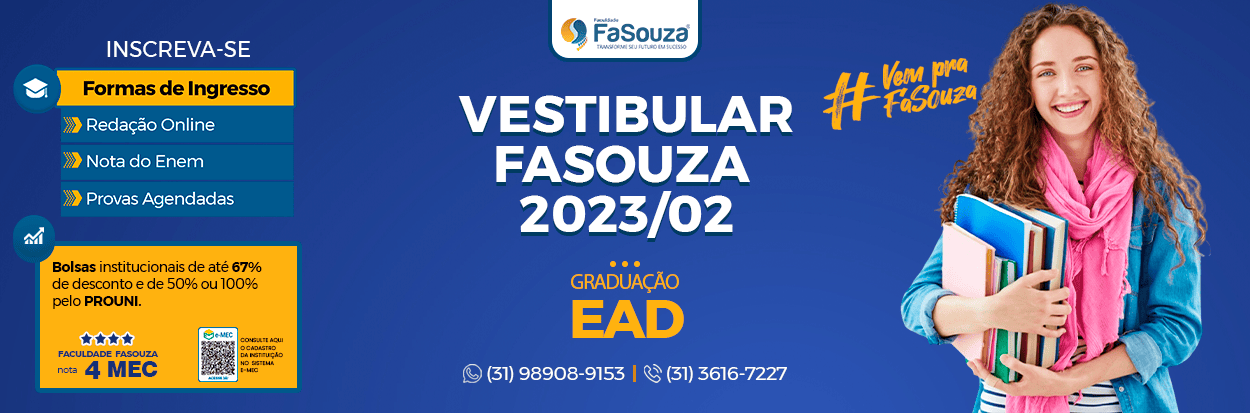 Vestibular 2023/02 da Faculdade FaSouza