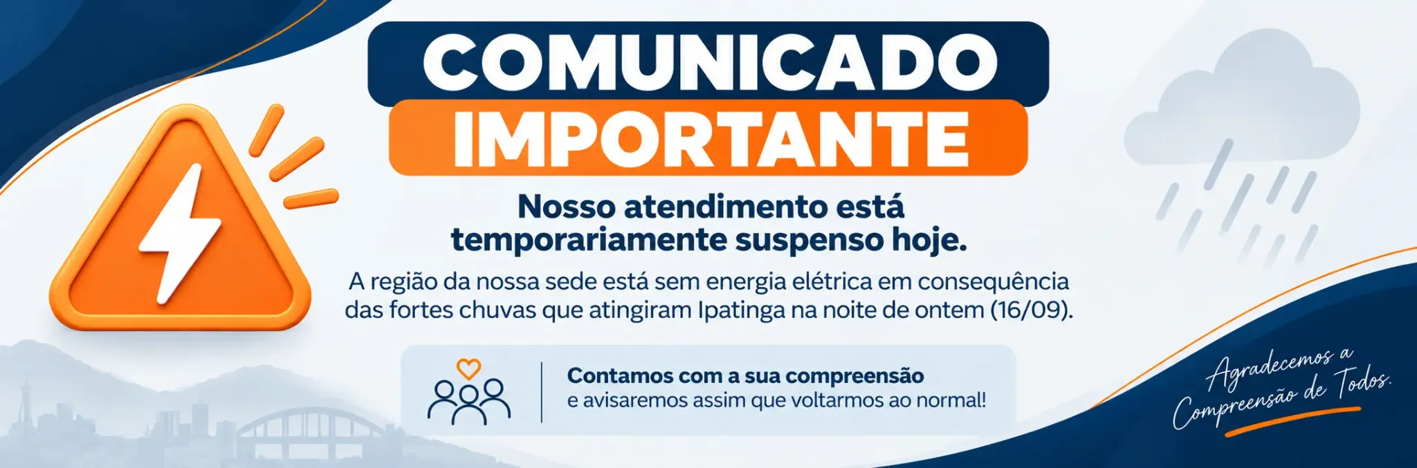 Aviso - Atendimento