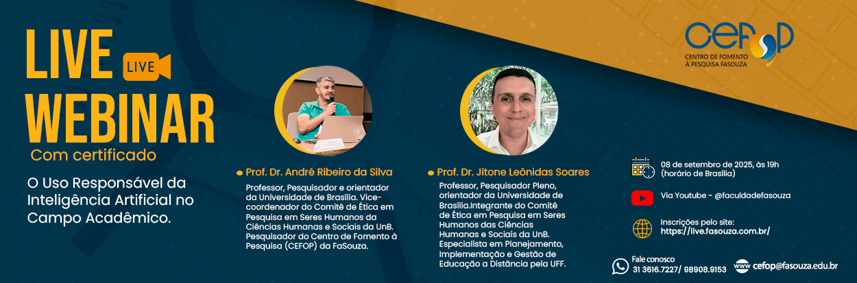 Live - O Uso Responsável da Inteligência Artificial no Campo Acadêmico