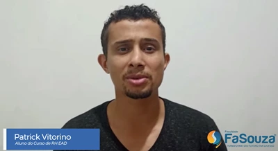 Foto do aluno Patrick Vitorino da FaSouza
