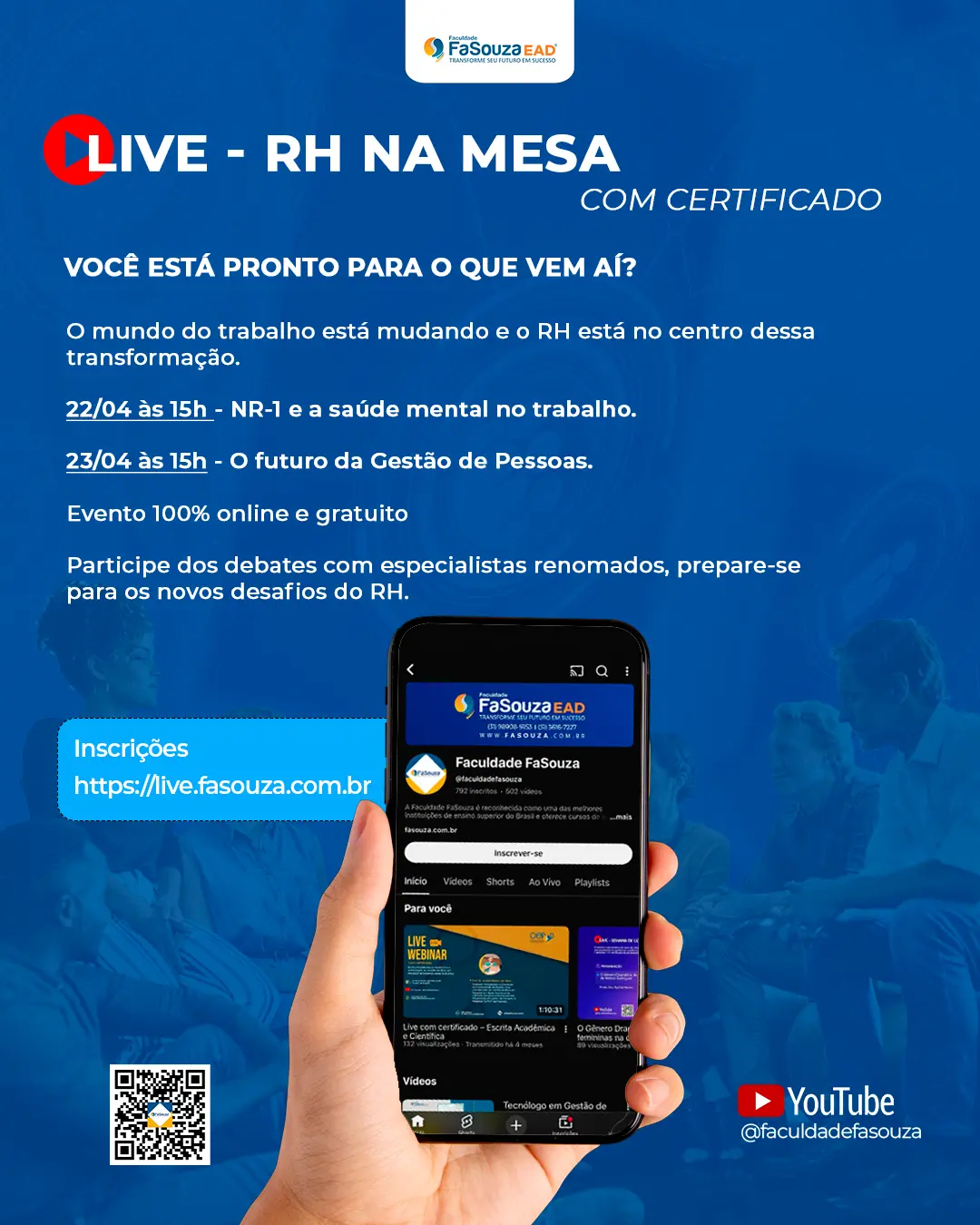 SEMANA DE RH - Atividade realizada pelo Tecnólogo em Gestão de RH