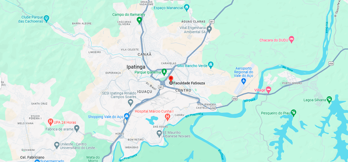 Mapa Faculdade FaSouza
